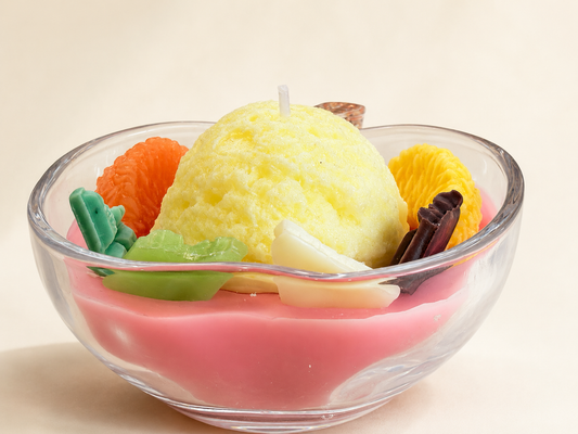 Ice Cream Bowl Candle
