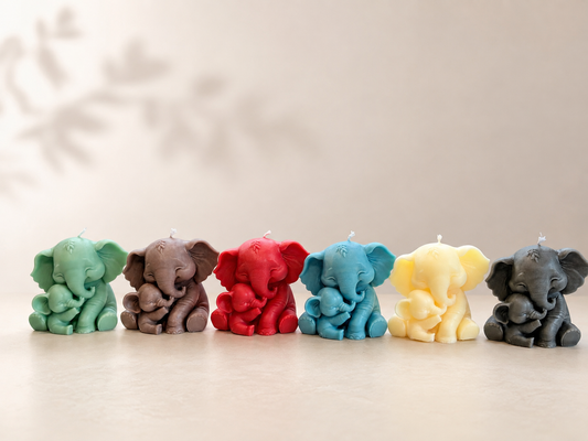 Mini elephant  Candle Assortment