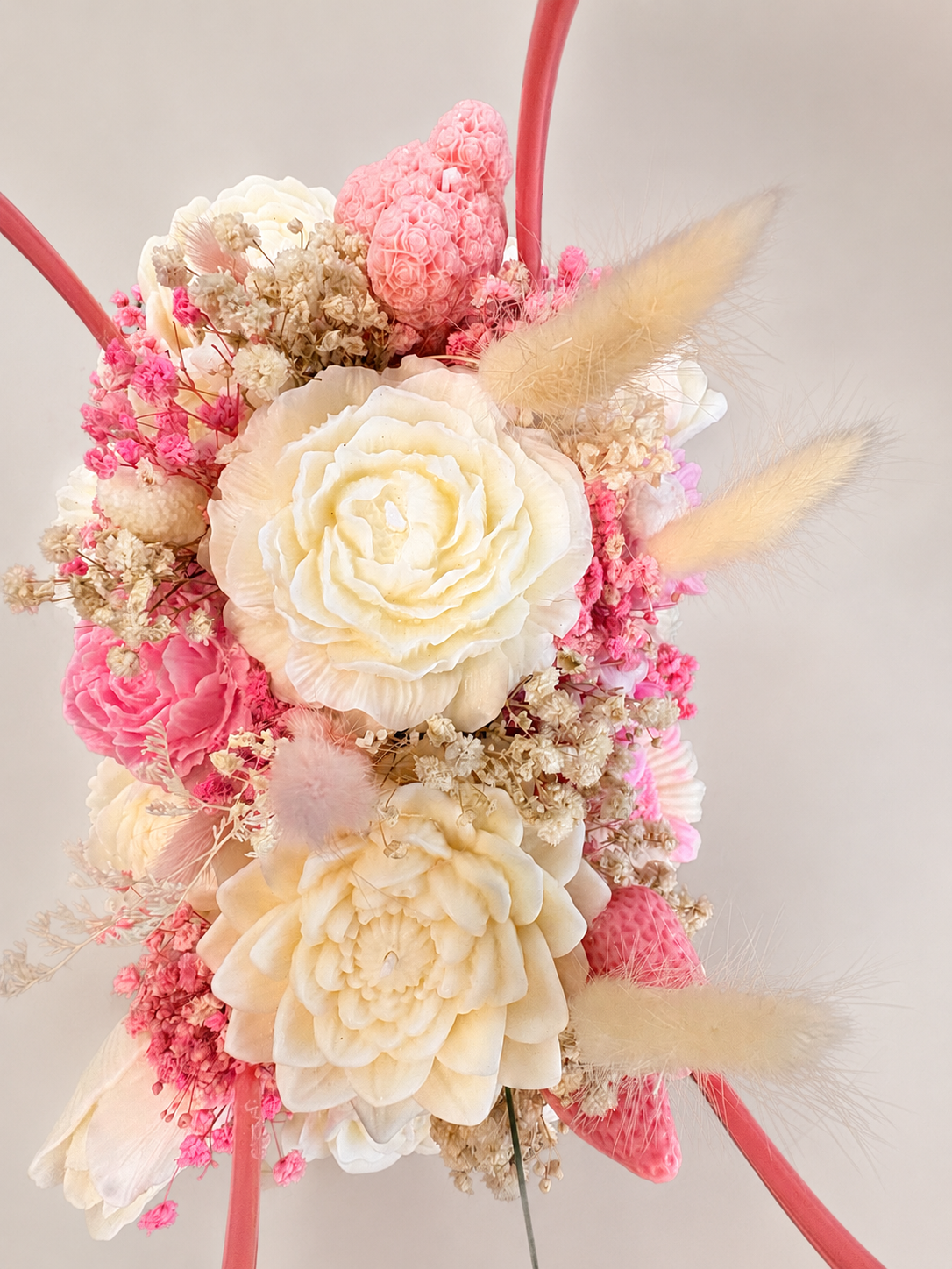 Pink Handbag Candle Bouquet