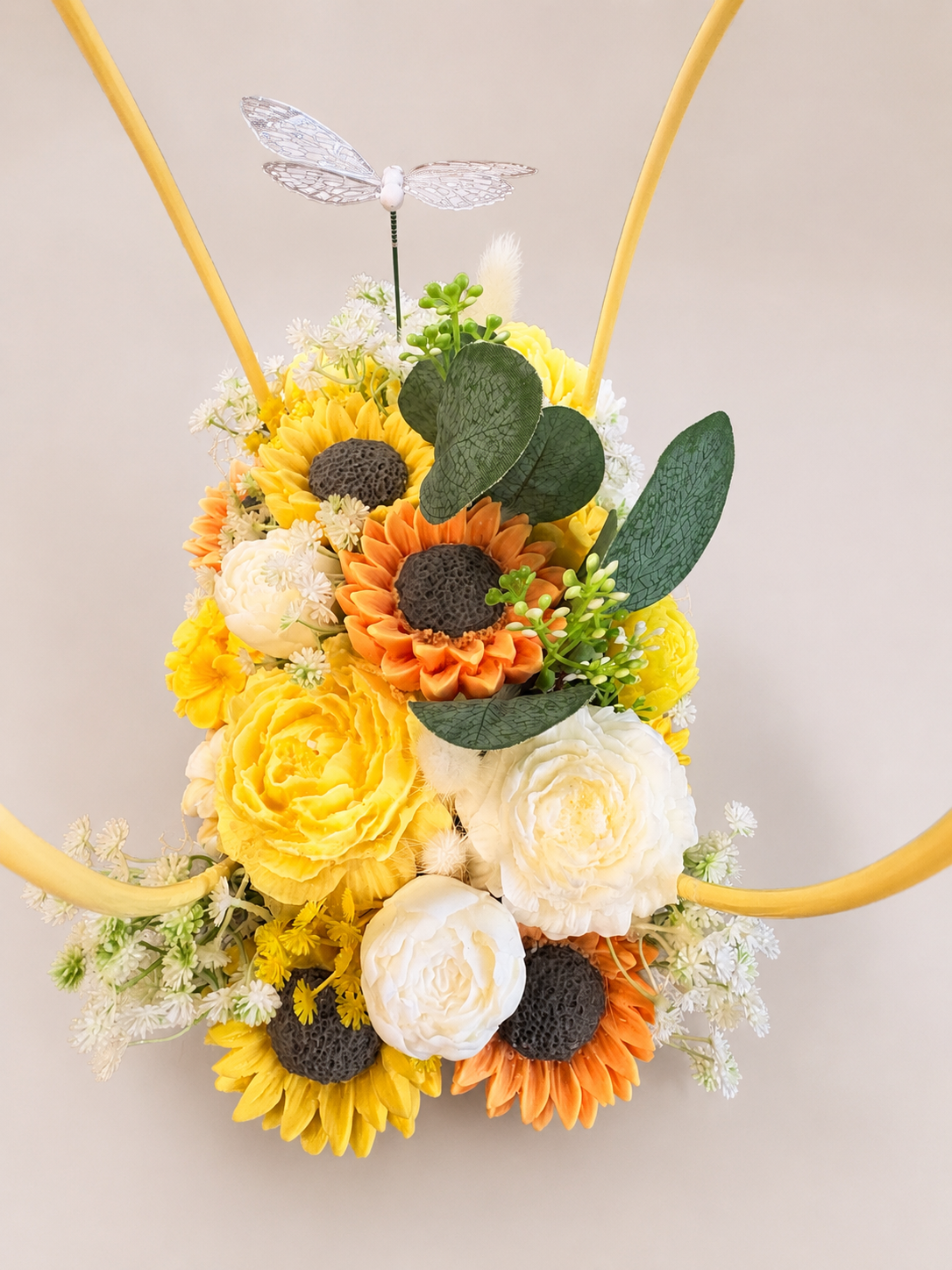 Yellow Handbag Candle Bouquet