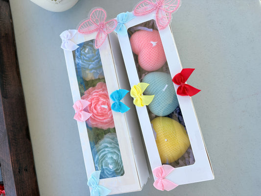 Gift box of candles