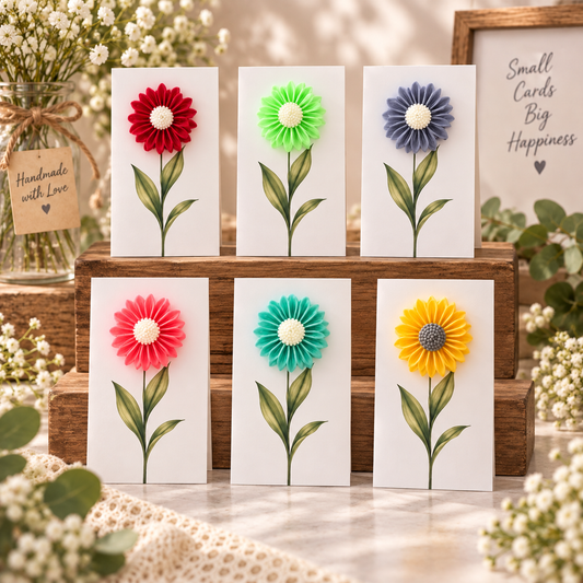 Card flowers