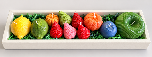 Fruits tray candles