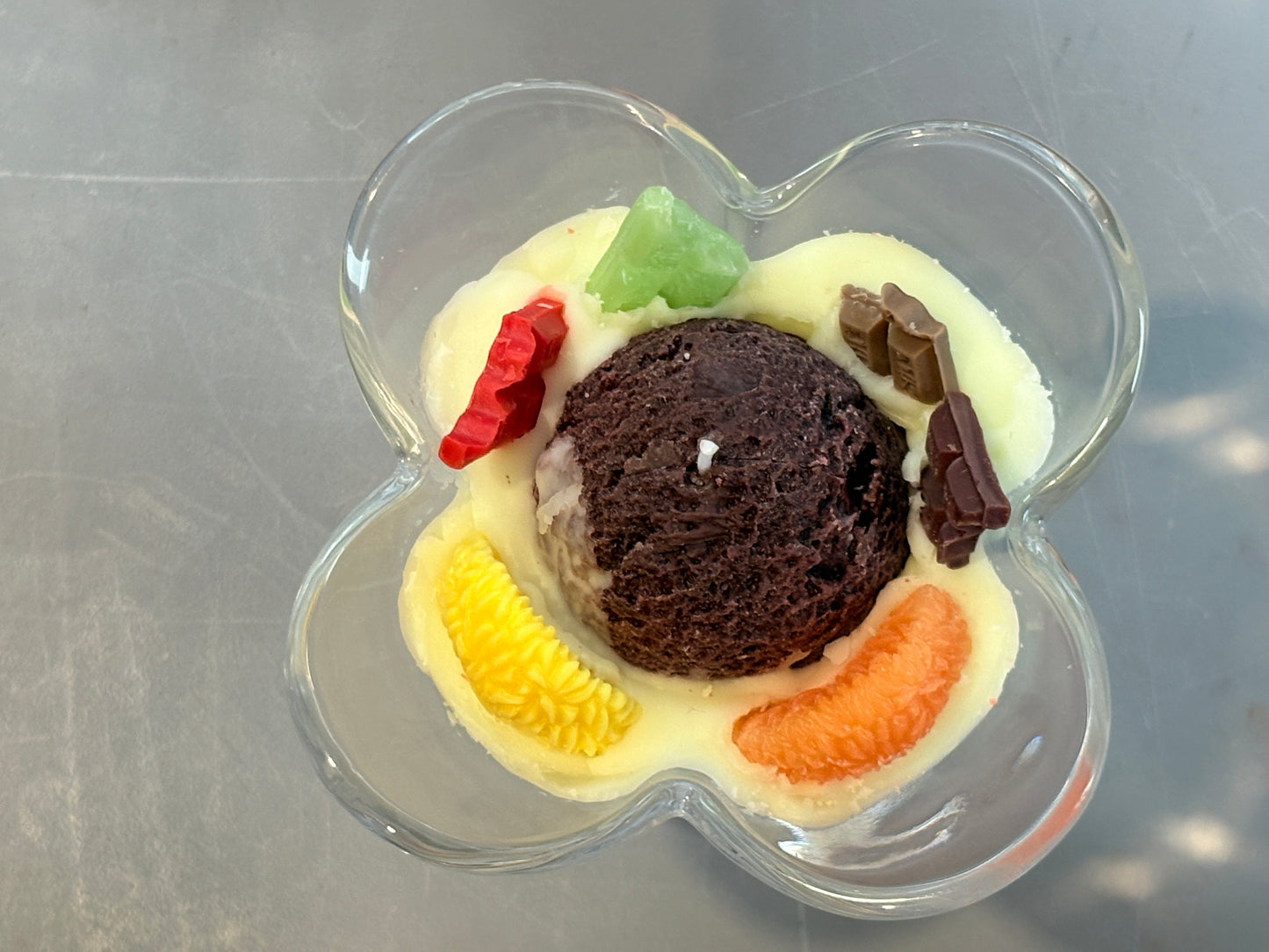 Chocolate Fruit Bowl Candle