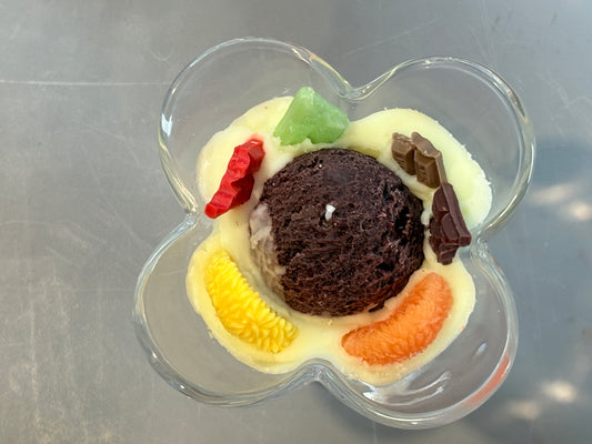 Chocolate Fruit Bowl Candle